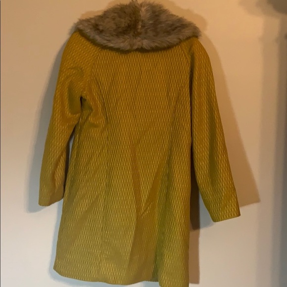 Merona Retro Double-Breasted Yellow Coat - Picture 6 of 6